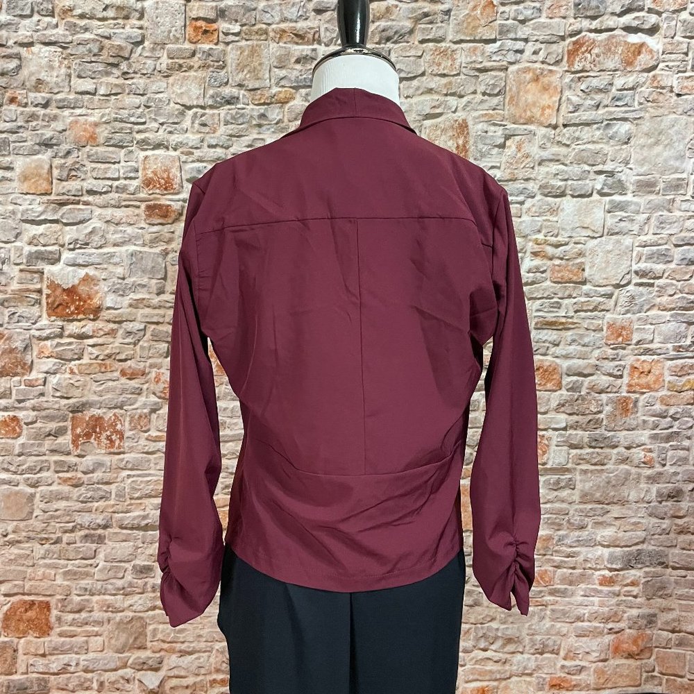 NWT Blazer In Wine - Picture 5 of 9